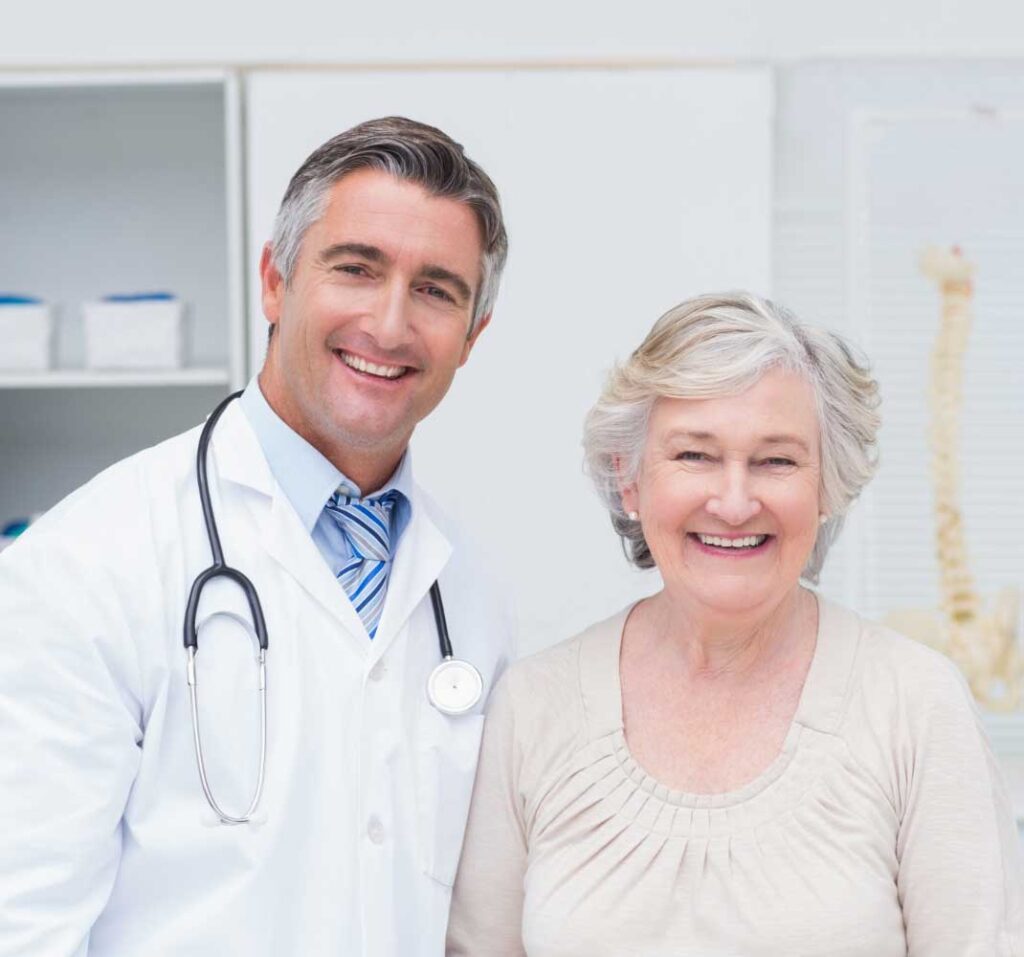 Smiling Patient at clinical research study